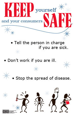keep your customers safe poster