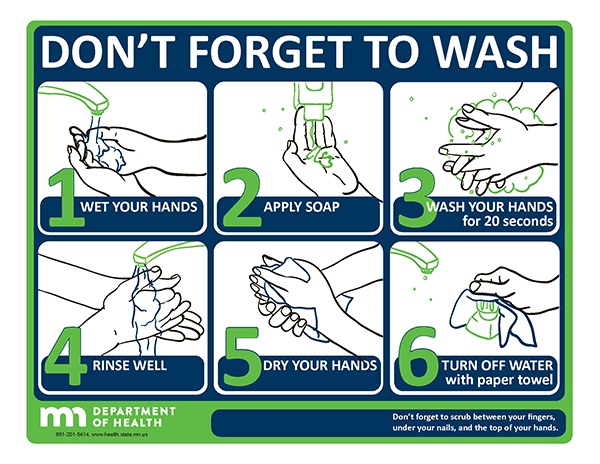 Hand Hygiene Print Materials - MN Dept. of Health