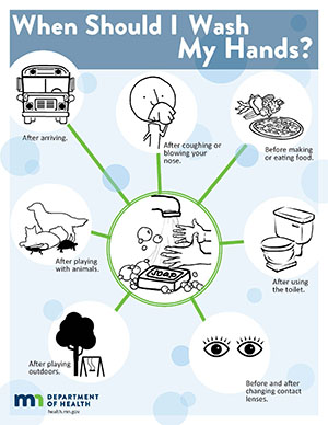Image of When Should I Wash My Hands poster.