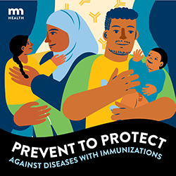 prevent to protect against diseases with immunization