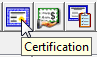 Certification and MCA GS icons