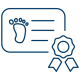 Birth certificate icon