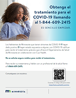 Obtenga el tratamiento para el COVID-19 llamando al 1-844-609-2415