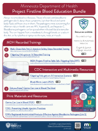 MDH Project Firstline Blood Education Bundle